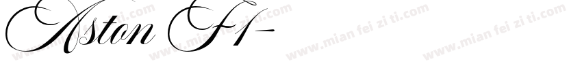 Aston F1字体转换